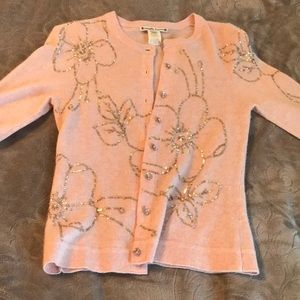 Nanette Lepore Sequin Detail Cardigan